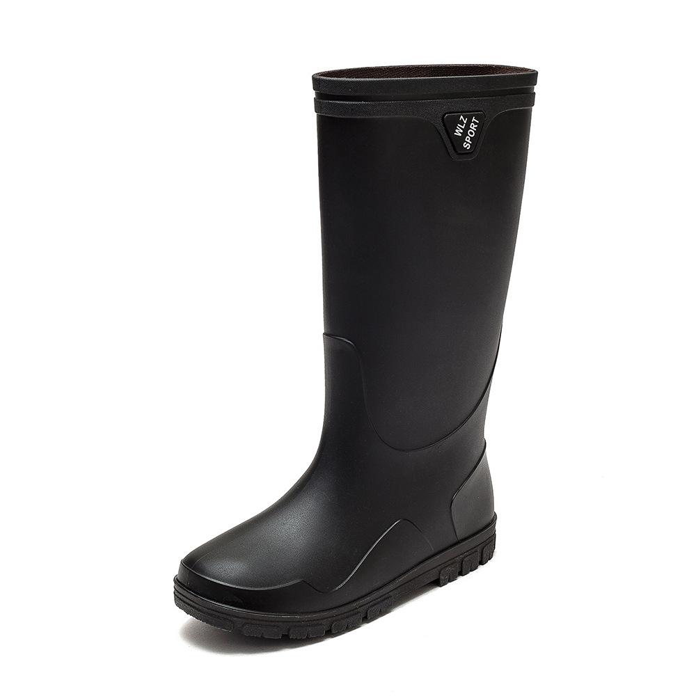 Fashion Women's Large Size Short Tube Medium Tube High Tube Waterproof Rain Boots Outdoor Work Rubber Boots Platform Boots