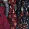Lazy Tie Men'S Business Dress Wedding Shirt Zipper Knot-Free Navy Blue Burgundy Easily Pulled Men