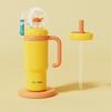 Whale Thermos Straw Cup for Kids - Fun and Easy Drinking for Home and Kindergarten