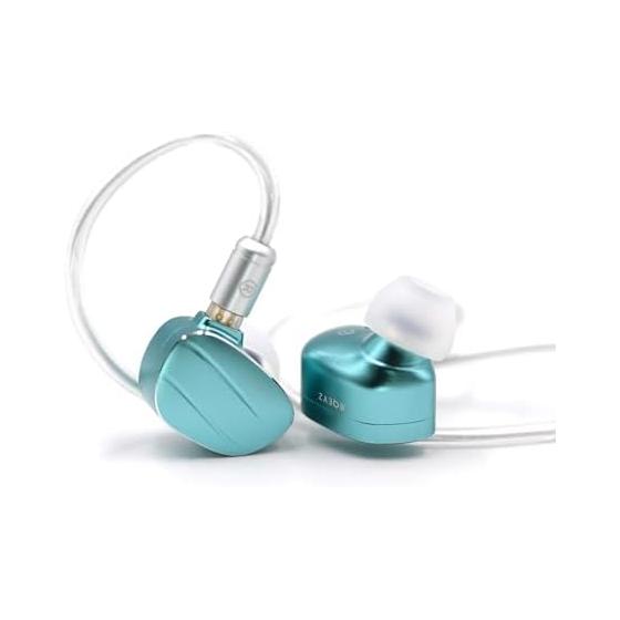 BQEYZ Weather Series Cloud Cloud HIFI Earphones Canal Earphones 10mmDD+6.8mm Passive Radiator Wired Earphones Silver Plated OFC Cable For Watching