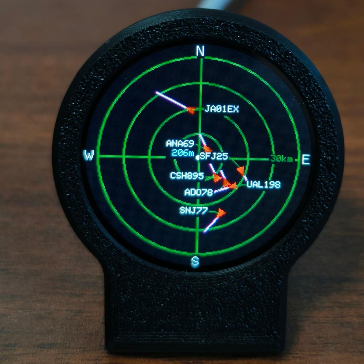 USB-C Deskradar, Live ADS-B Flight Tracker