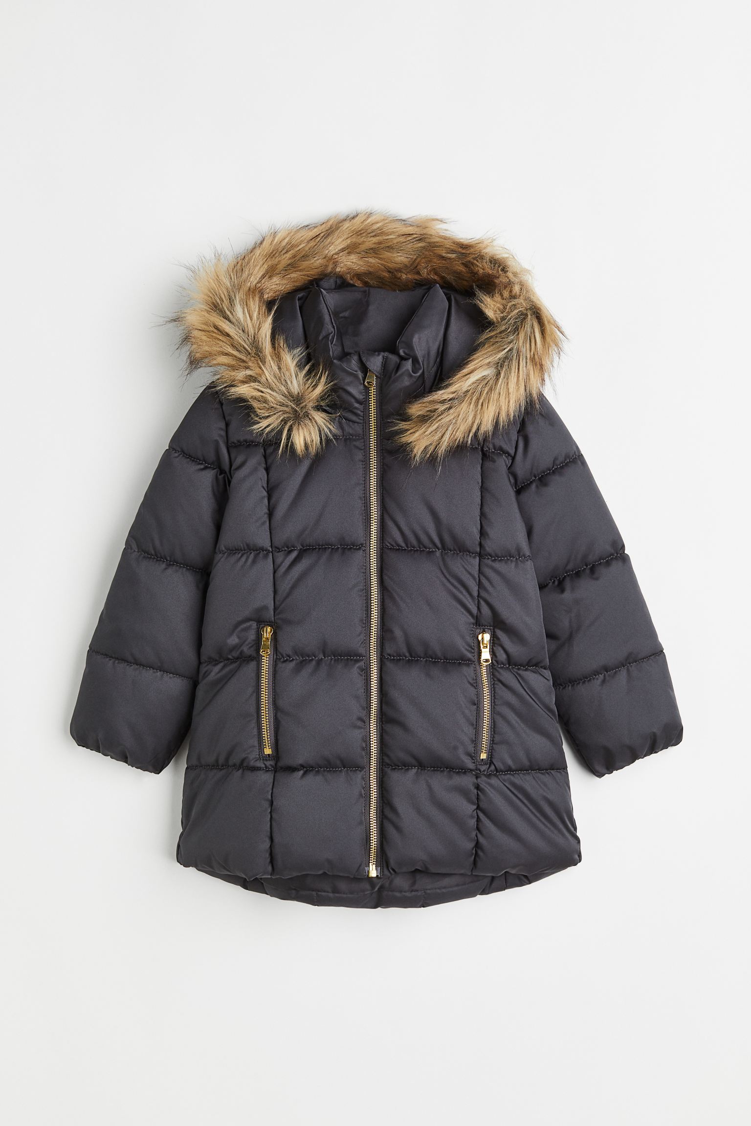 

Hooded puffer jacket