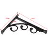 European Style L Shaped Shelf Wall Shelve Angle Bracket Metal Holder Floral