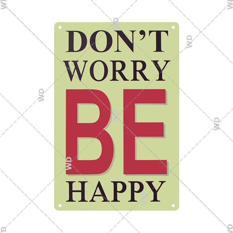 Retro Life Love Family Sentence Slogan Metal Tin Sign Vintage Metal Plaque Metal Wall Poster For Home Shop CoffeeWall Decor