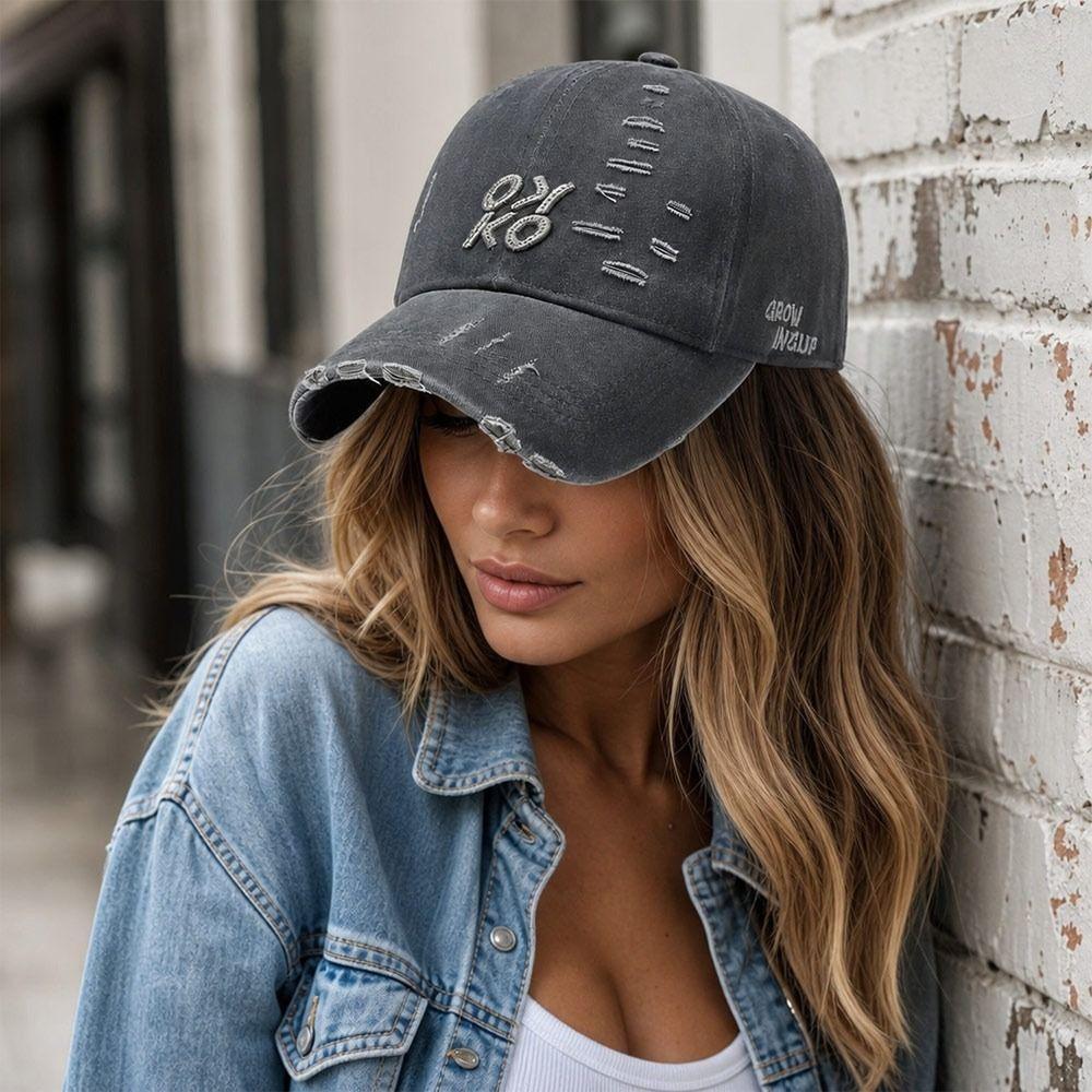 Hip Hop Baseball Cap Cotton Snapback Hat Casual Visor  for Men Women