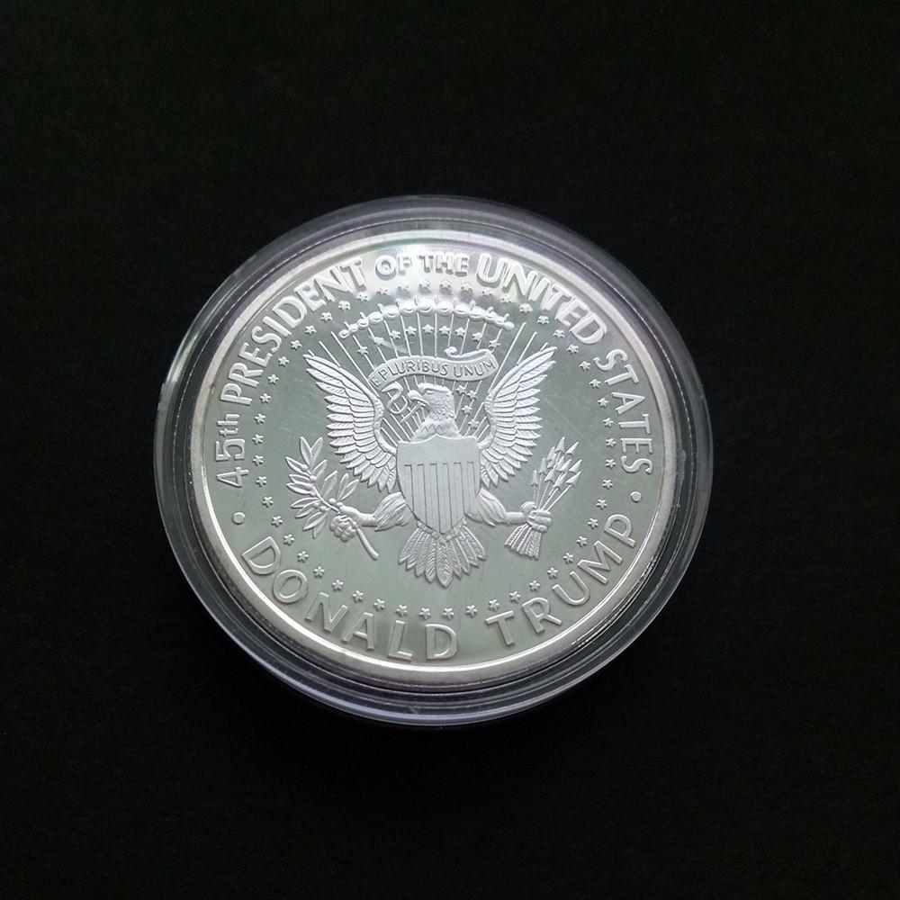 Premium Quality 2018 Us President Donald Trump Inaugural Gold Eagle Commemorative Novelty Coin For Collectors And Fans