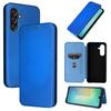 For Samsung Galaxy A26 5G Luxury Flip Carbon Fiber Skin Magnetic Adsorption Protective Case For Galaxy A26 5G Phone Bags