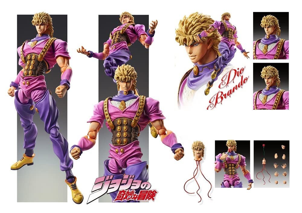 Medicos Super Action Statue Bizarre Adventure Part Dio Approximately PVC ABS Painted Action Figure ME772673 "JoJo's 1" Brando, 170mm, & & Nylon,
