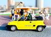 TOMYTEC GeoColle 64 TV Crew 2 ABS Figures Accessories Partially Miniature Car Set 1/64 #CarSnap11b Resin/PVC & (Painted, Assembled) + Die-cast
