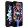 Technology Game Console Hard PC Phone Case For Samsung Galaxy Z Flip 7 6 5 4 Black Cover For Galaxy Z Flip 3 Foldable Shell Bags