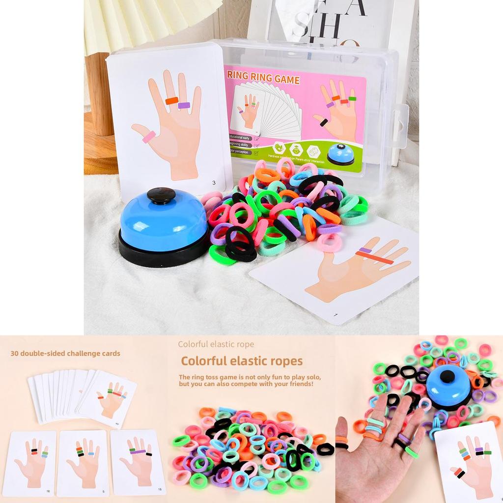 Wooden Toddler Finger Toss Game For Kid And Parent Interactive Play