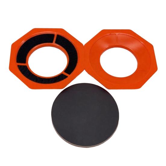 2Pcs Bowling Ball Stand with Sponge Universal Sanding Pad Holder Precision Surface Maintenance Tool Bowling Cleaning Polishing Display Base