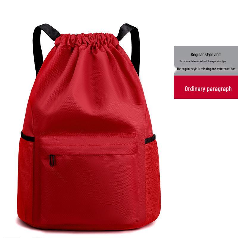 Portable Fitness Drawstring Backpack for Sports, Training, and Events