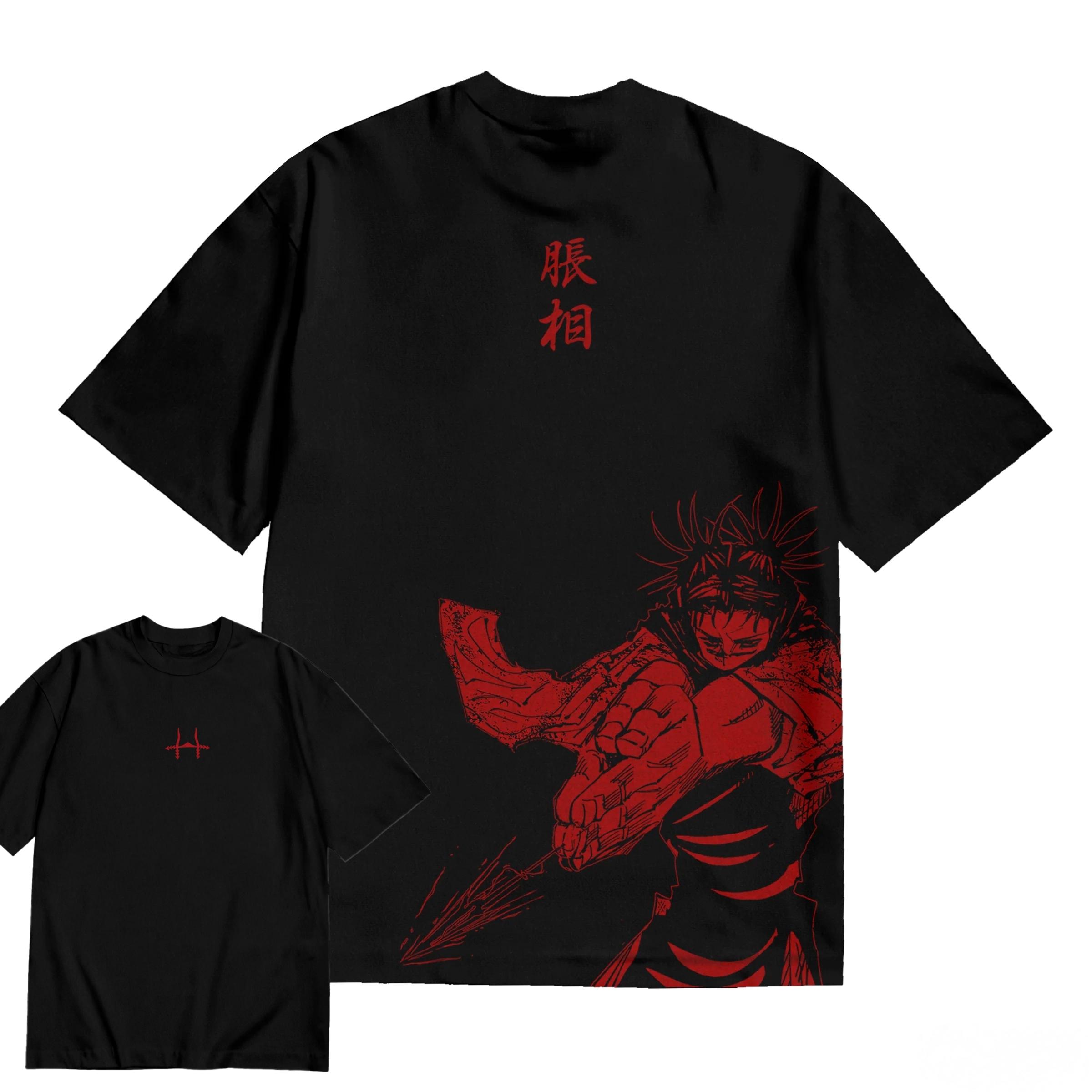 

Anime Jujutsu Kaisen Choso Blood Unisexipulation Graphic TShirt 100Cotton Oversized Shirt unisex Y2k Unisex Short Sleeve ONeck New 4XL