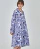 Ilusida Tencel Modal Skywayland Pattern Long Sleeve Dress Pajamas