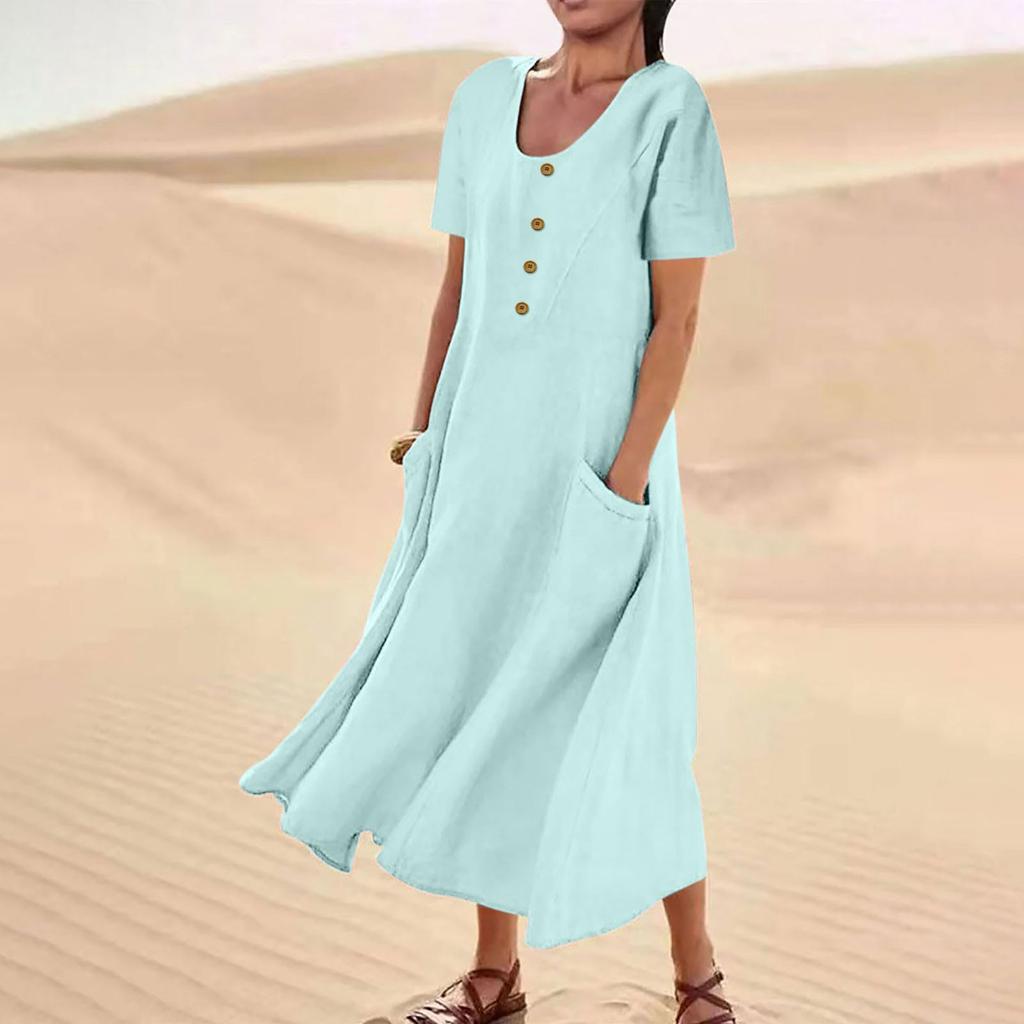 Women's Fashionable Casual -color Dress