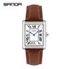Couple Watch Fashion Square Roman Scale Men'S And Women'S Quartz Watch Waterproof Watch