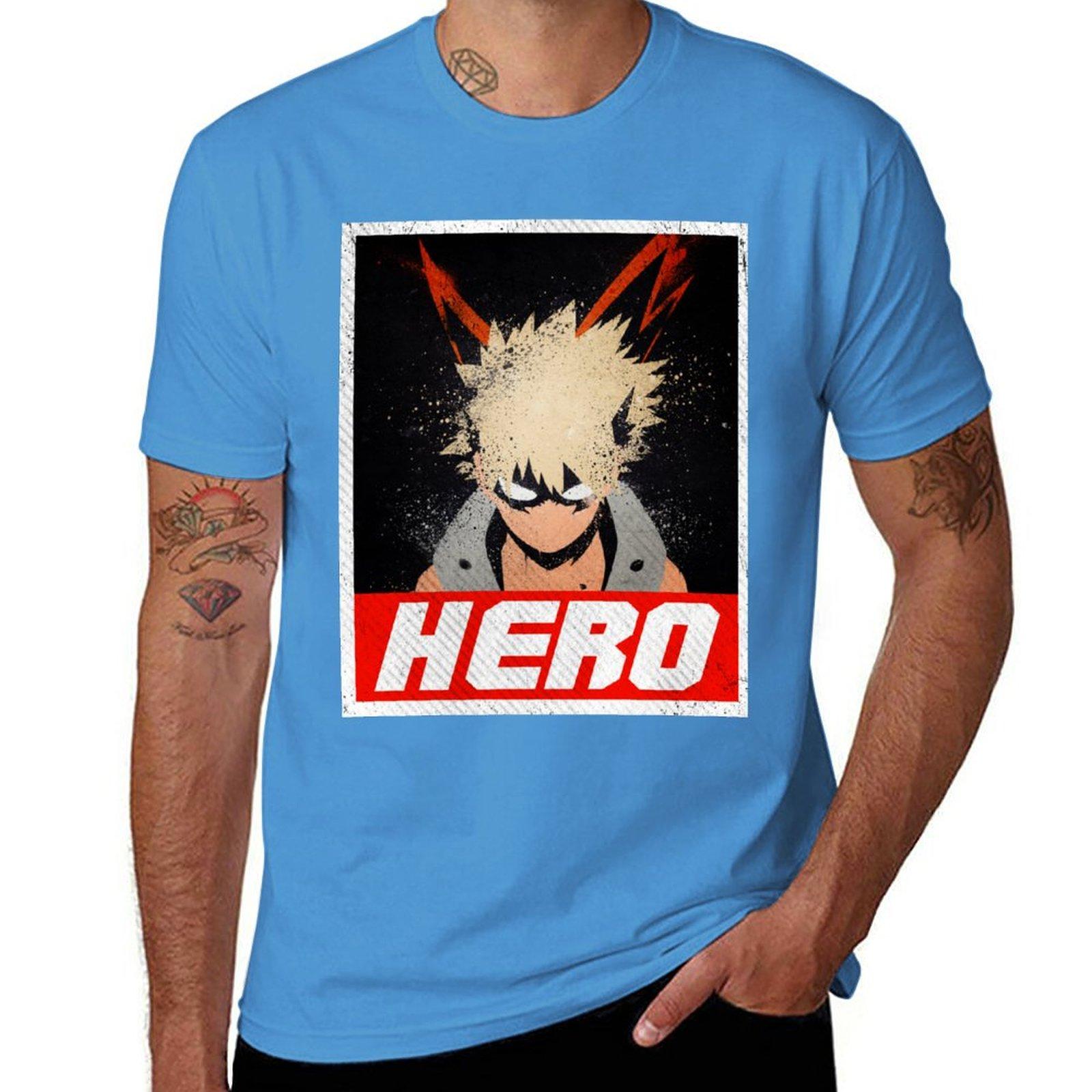 Hero TShirt animal prinfor boys funnys Mens clothing S
