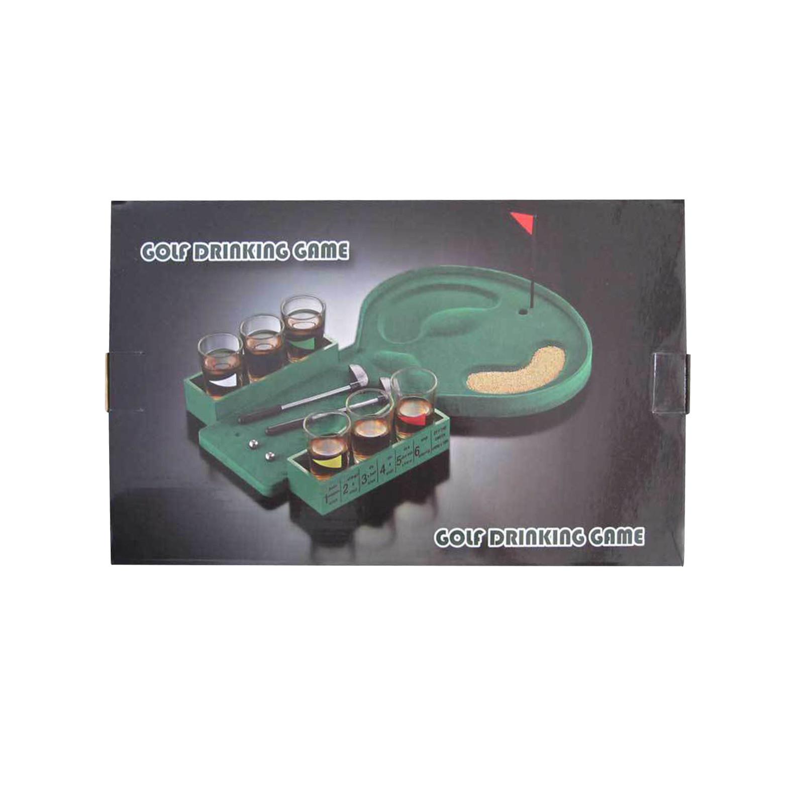 

Набор для игры в гольф Putt & Shot Golf Shot Game Set - Гольф-игры с выпивкой для взрослых Вечеринка со стопками - Для 2+ игроков One Size
