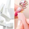 20Pcs Soft Nail Sponges Gradient Design White Triangle Tools Gel Nail Manicure DIY Gradient Effect Painting Accessories Sponge