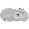Air Jordan 4 Retro TD Platinum Gold Baby Sneakers Grey Pure-Platinum Metallic-Gold FZ8584-070
