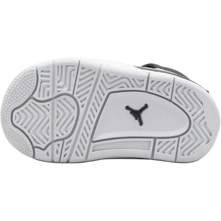 Air Jordan 4 Retro TD Platinum Gold Baby Sneakers Grey Pure-Platinum Metallic-Gold FZ8584-070
