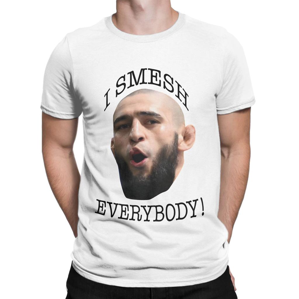 Khamzat Chimaevs Unisex T Shirts Vintage Tees Short Sleeve Round Neck TShirt 100 Cotton 4XL 5XL Clothes
