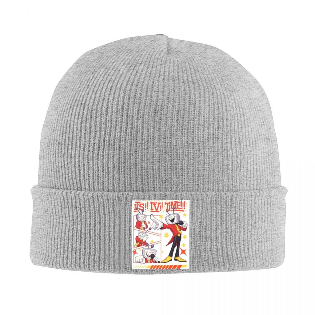 Deltarune Tenna TV Time Warm Knitted Cap Winter Knit Bonnet Hat Skullies Beanies Hip Hop Caps for Unisex