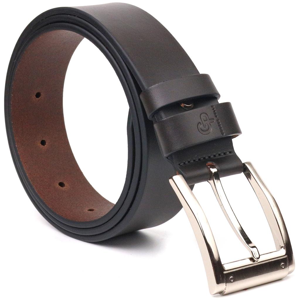 Ceinture en cuir pour hommes de haute qualité GRANDE PELLE Leather Belt 21461 Marron