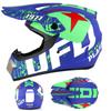 [Free Three-piece Set] Kart Off-road Helmet Electric Motorcycle Helmet Full Helmet for Mountain Downhill Competition