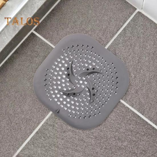 Raccogli-capelli in silicone per scarico doccia, resistente, protezione per scarico per bagno, cucina, lavanderia, facile da pulire, design antiscivolo, accessorio per doccia.