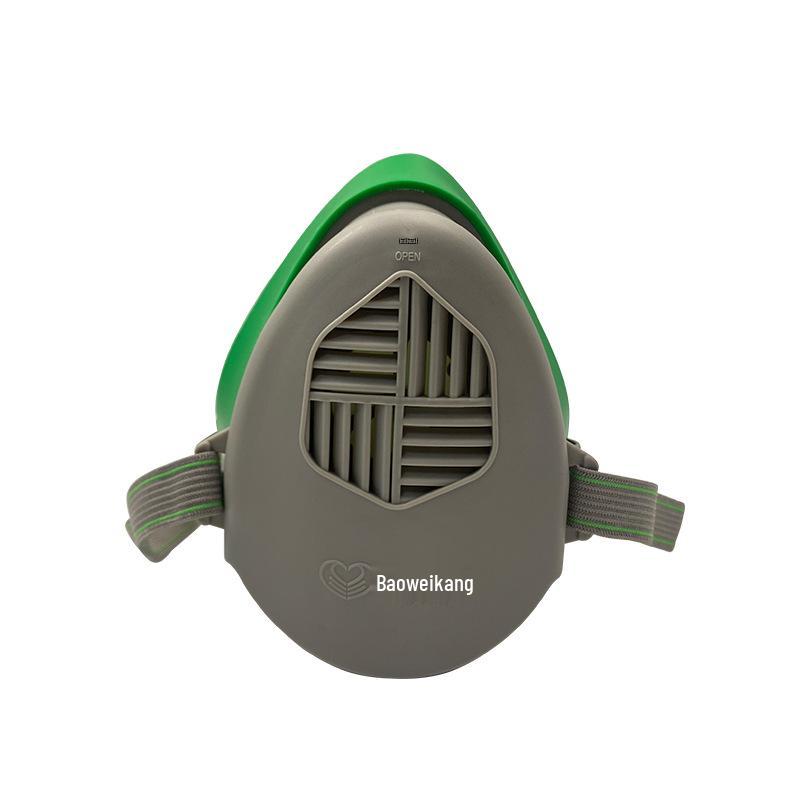 Baoweikang 3800 Industrial Dustproof Mask with Filter Cotton - Breathable Protection for Grinding and Mining
