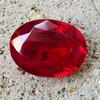 43.00 Ct Natural Mozambique Red Ruby Oval Cut Certified Loose Gemstone