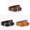 Classic Genuine Leather Belt For Women With Pin Buckle For Casual And Business Wear