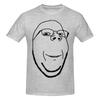 Smiling Wholesome Wojak Soyjak Unisex Tshirt Urban Light Mature Not Easy To Loosen Tees