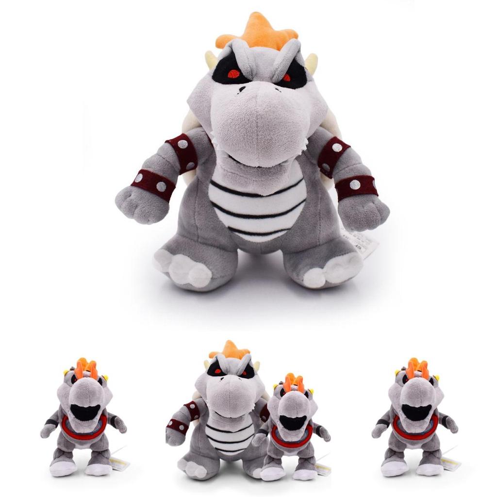 Super Mario Bones Fire Dragon Plush Toy High Quality And Exquisite Workmanship