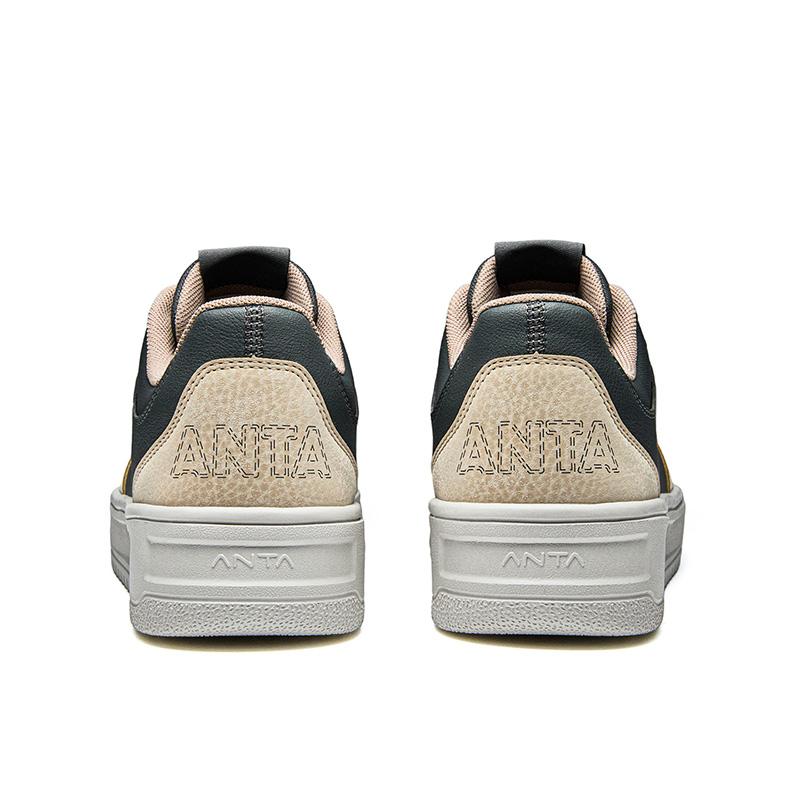 Anta Casual Fashion Classic Versatile Trendy Sports Leisure Comfortable Soft Height Increasing Lightweight Durable Low Top Skate Shoes 912638001Q-3