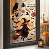 Halloween and Witch Static Cling Glass Stickers Window Decor 729