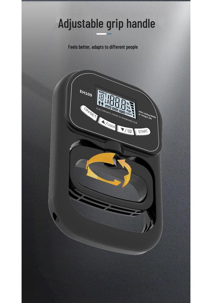 Electronic Grip Dynamometer for Student Strength Testing and Training