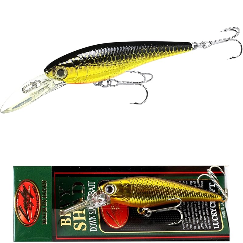 LUCKY CRAFT Baby Shad 60SP Приманка для рыбалки обычного типа (0006 Золотой)
