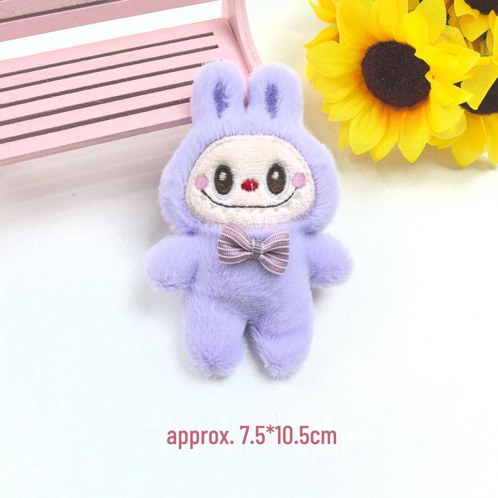 Piszczący wisiorek Labubu 3. generacji: DIY Biżuteria i Dodatek do Odzieży Pluszowy Brelok z Lalką