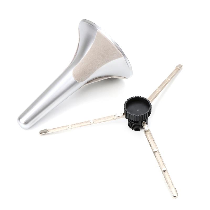 Katlanabilir Trompet Standı Trompet Destek Tutucu Tripod Stand Stabil Metal Bacaklar Trompet Rüzgar Enstrüman Aksesuarı için