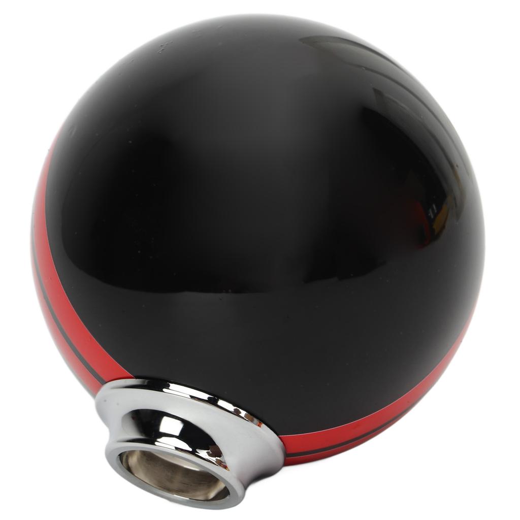 5 Speed Gear Shift Knob Manual Transmission Shifter Lever Stick Head Knob Replacement for Ford Mustang 1967 to 2018 Black Red