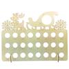 Christmas Reusable Chocolate Holder Frame Candy 25 Days Holiday Calendar Vacation Decoration Rustic Farmhouse
