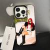 Singer D-De La R-Rose Hot Phone Case For iPhone 16,15,14,13,12,11,Pro,XS,Max,Plus,Mini,SE Black Candy Matte Shockproof Cover