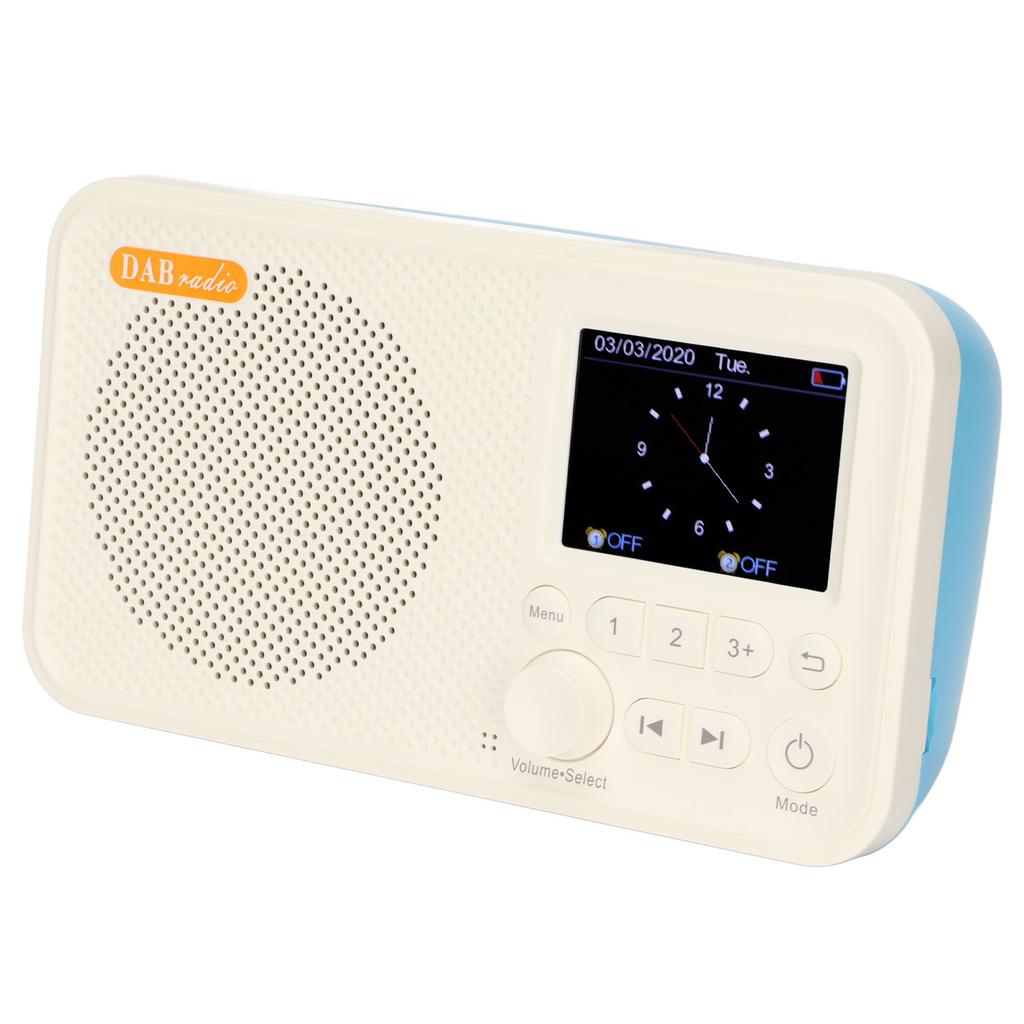 Portable Digital Radio Multifunctional DAB DAB FM R Radio with 2.4inch LCD Display Time Setting for