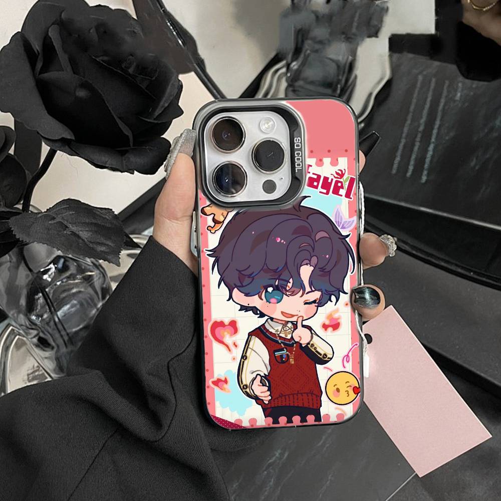 

T-Love And Deepspace Phone Case For iPhone 17,16,15,14,13,12,Pro MAX Black Matte Shockproof Cover iPhone15plus