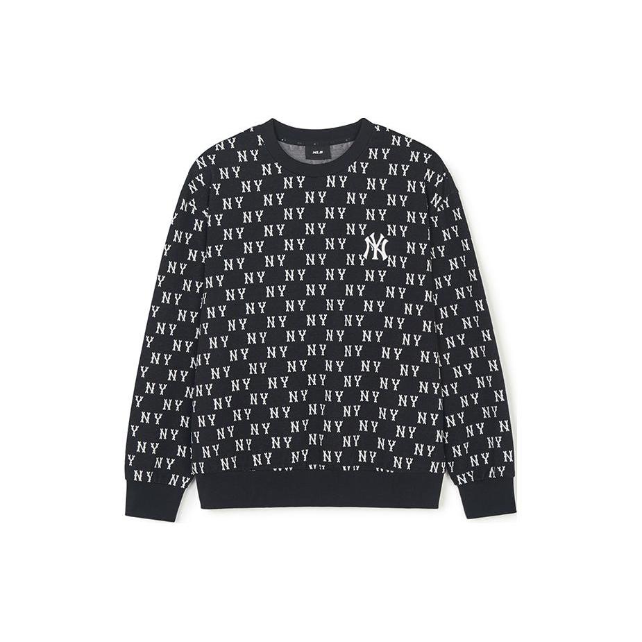 New MLB SS24 Sweatshirt Unisex Black 3AMTM0241-50BKS