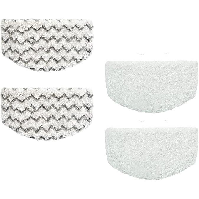 4 Pack Replacement Steam Mop Pads for Bissell Powerfresh Steam Mop 1940 1440 1544 1806 2075 Series, Model 19402 19404 19408 1940a 1940f 1940q 1940t 4