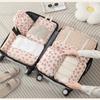 7-piece Set Travel Bag Organizer Clothes Box Blanket Shoes Packing Cubes For Suitcases Packaging Supplies Traveling Essentials